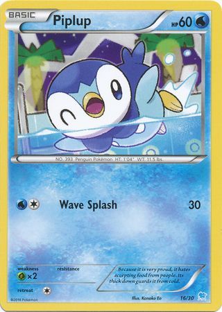 Piplup (16/30) [XY: Trainer Kit 3 - Suicune] | Rock City Comics