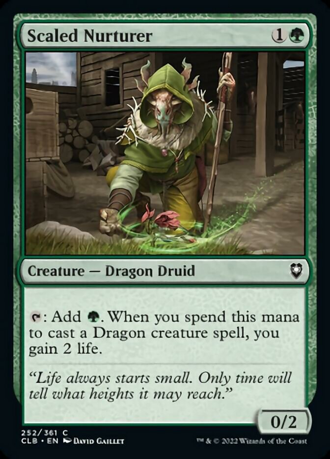 Scaled Nurturer [Commander Legends: Battle for Baldur's Gate] | Rock City Comics