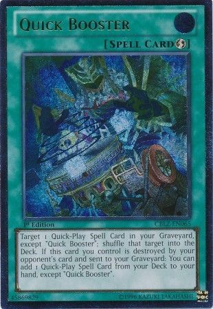 Quick Booster [CBLZ-EN065] Ultimate Rare | Rock City Comics