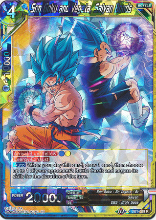 Son Goku and Vegeta, Saiyan Bonds (DB1-089) [Dragon Brawl] | Rock City Comics