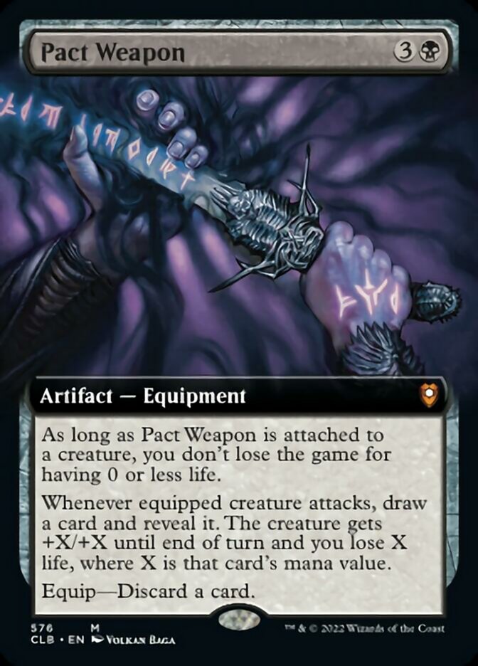Pact Weapon (Extended Art) [Commander Legends: Battle for Baldur's Gate] | Rock City Comics
