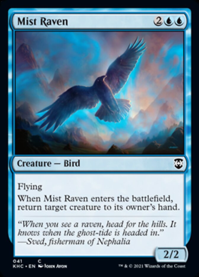 Mist Raven [Kaldheim Commander] | Rock City Comics