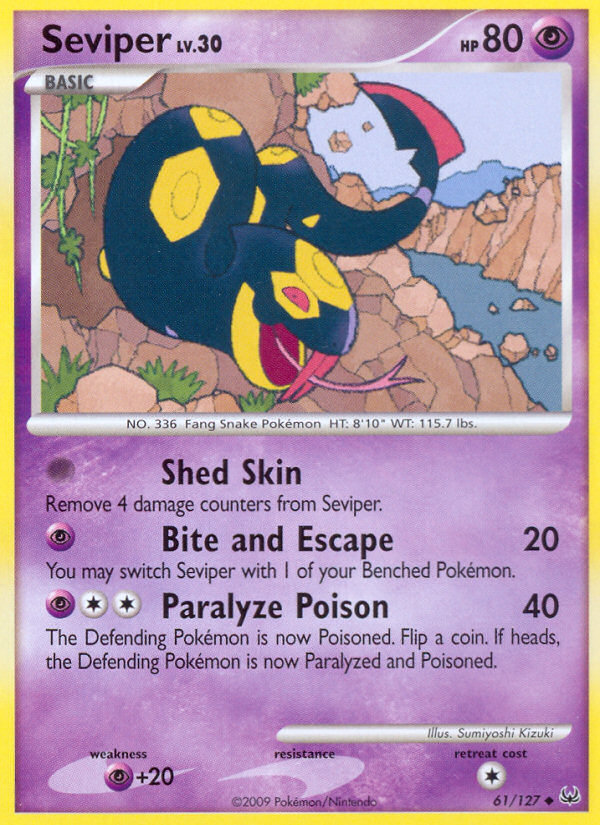 Seviper (61/127) [Platinum: Base Set] | Rock City Comics