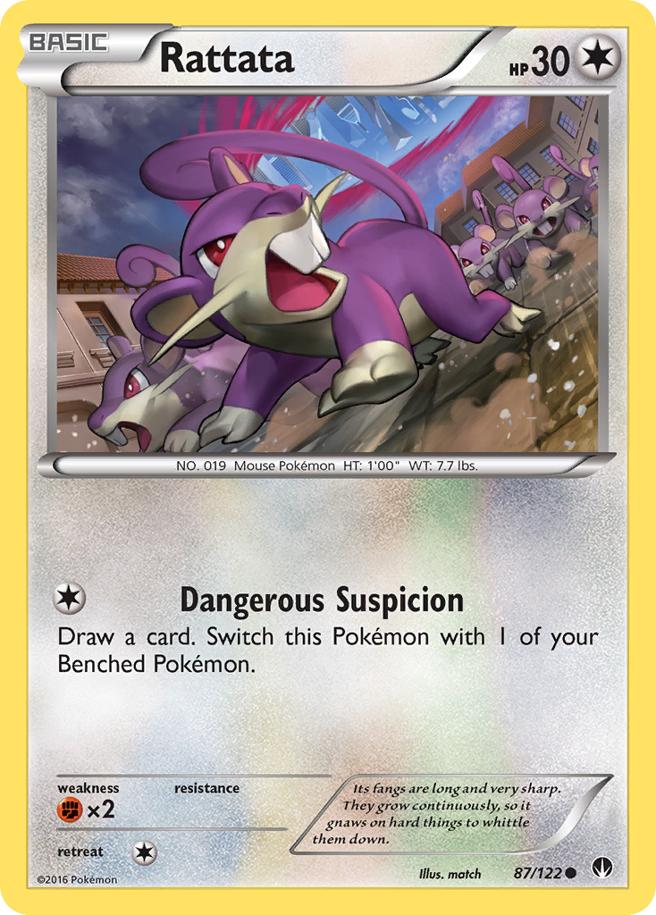 Rattata (87/122) [XY: BREAKpoint] | Rock City Comics