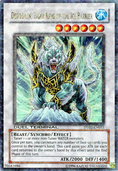 Dewloren, Tiger King of the Ice Barrier [DT02-EN033] Ultra Rare | Rock City Comics