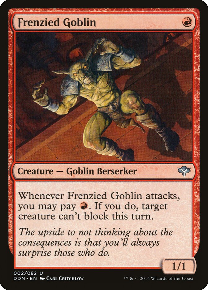 Frenzied Goblin [Duel Decks: Speed vs. Cunning] | Rock City Comics