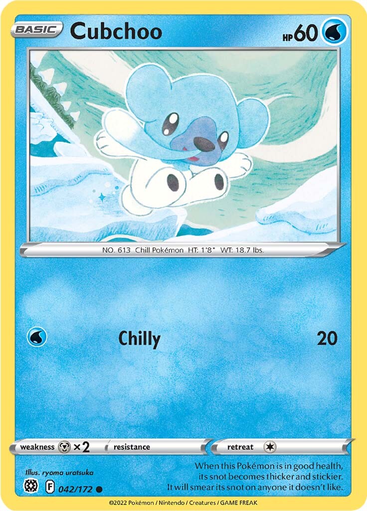 Cubchoo (042/172) [Sword & Shield: Brilliant Stars] | Rock City Comics