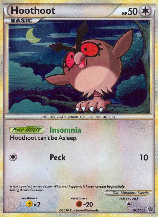 Hoothoot (HGSS05) [HeartGold & SoulSilver: Black Star Promos] | Rock City Comics