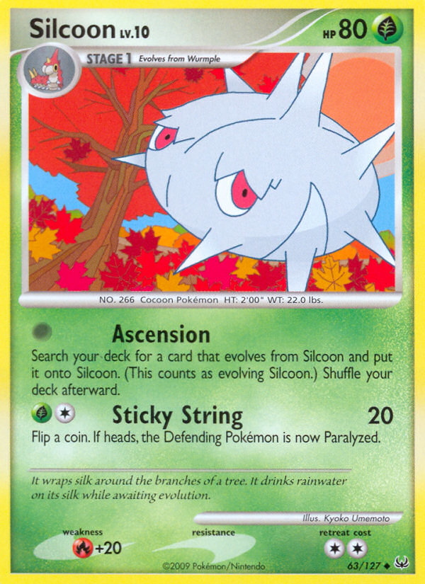 Silcoon (63/127) [Platinum: Base Set] | Rock City Comics