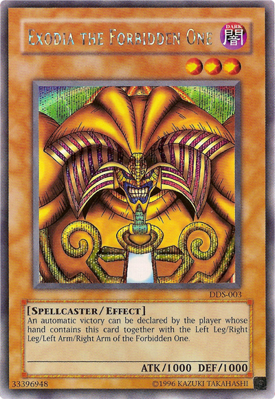 Exodia the Forbidden One (Dark Duel Stories) [DDS-003] Secret Rare | Rock City Comics