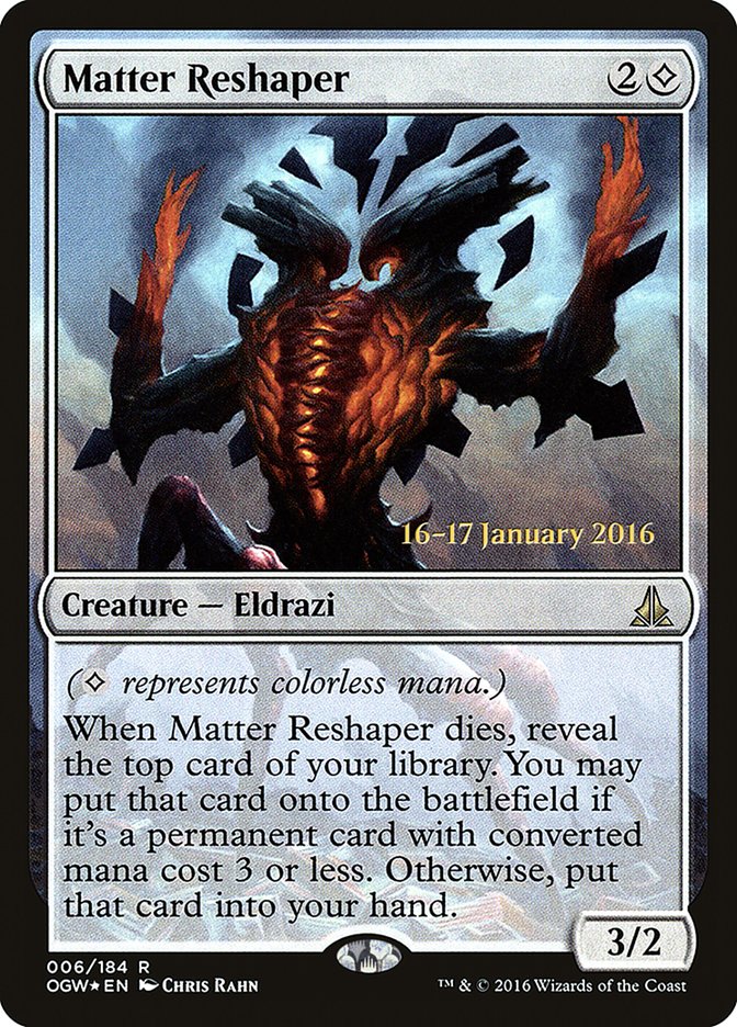 Matter Reshaper [Oath of the Gatewatch Prerelease Promos] | Rock City Comics