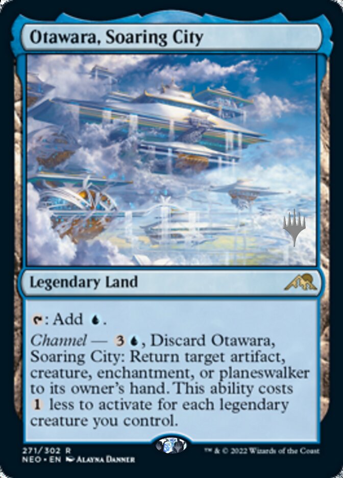 Otawara, Soaring City (Promo Pack) [Kamigawa: Neon Dynasty Promos] | Rock City Comics