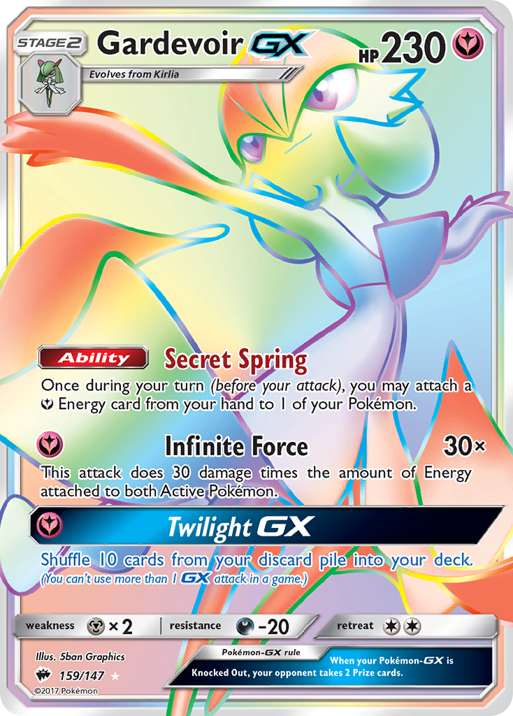 Gardevoir GX (159/147) [Sun & Moon: Burning Shadows] | Rock City Comics