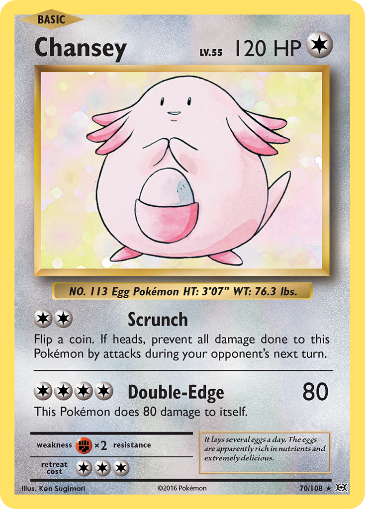 Chansey (70/108) [XY: Evolutions] | Rock City Comics