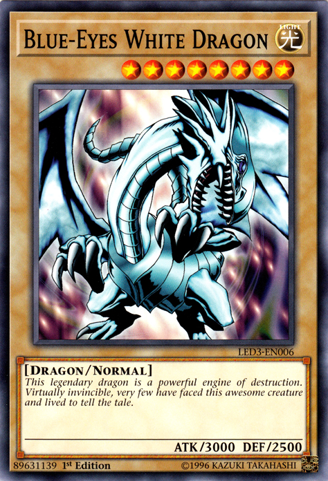 Blue-Eyes White Dragon [LED3-EN006] Common | Rock City Comics