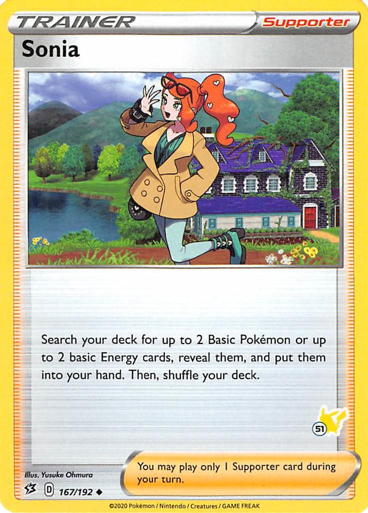 Sonia (167/192) (Pikachu Stamp #51) [Battle Academy 2022] | Rock City Comics