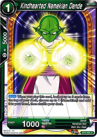 Kindhearted Namekian Dende [BT4-055] | Rock City Comics