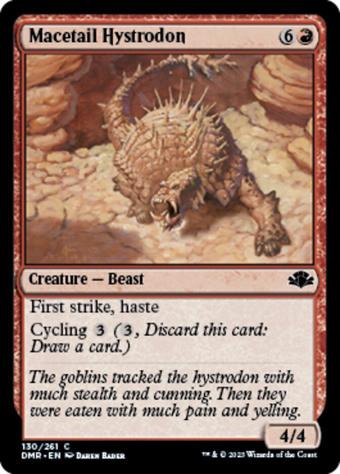 Macetail Hystrodon [Dominaria Remastered] | Rock City Comics