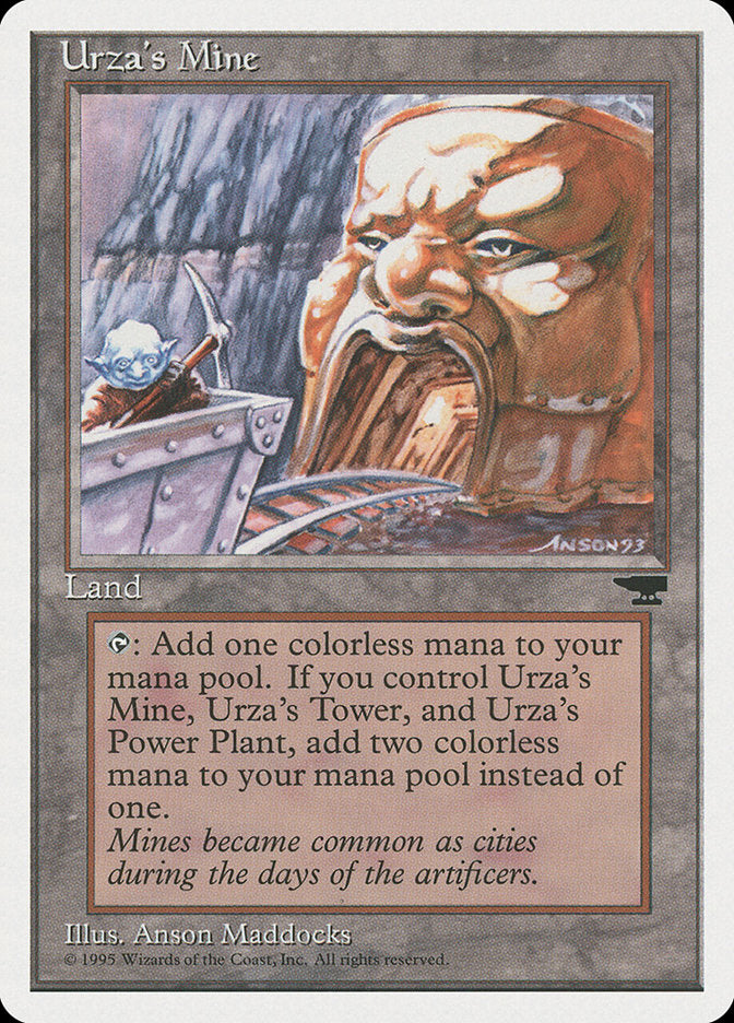 Urza's Mine (Mine Cart Entering Mouth) [Chronicles] | Rock City Comics