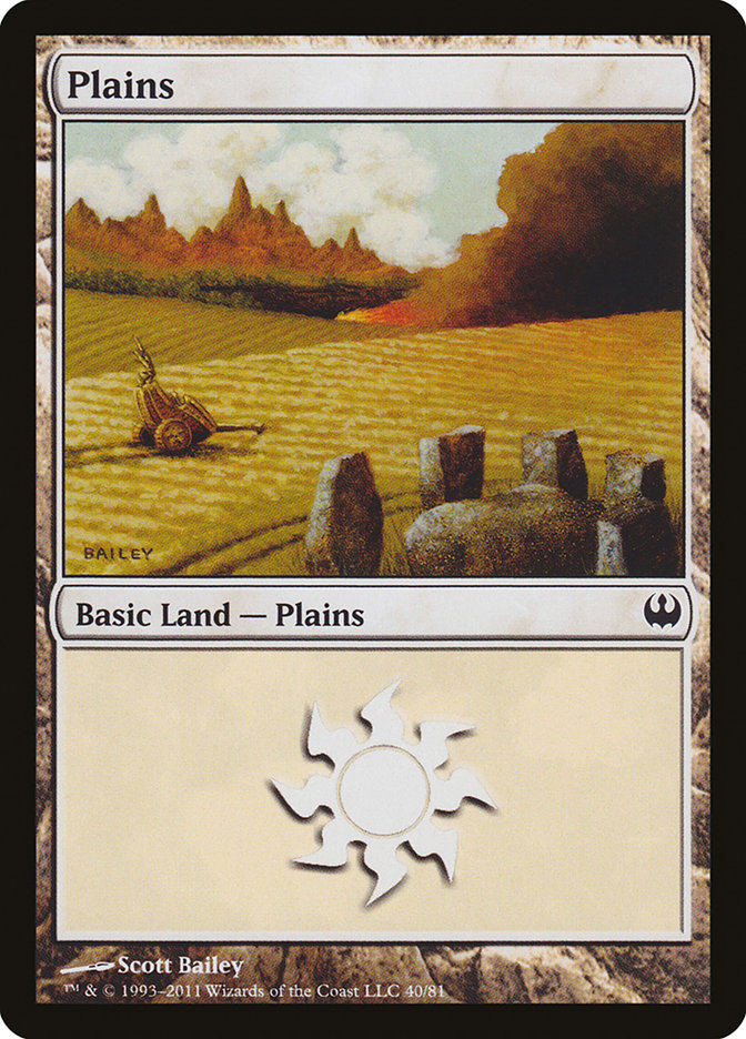 Plains (40) [Duel Decks: Knights vs. Dragons] | Rock City Comics