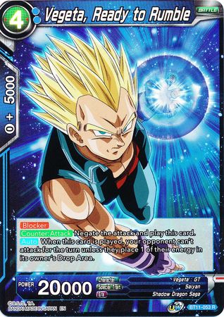 Vegeta, Ready to Rumble [BT11-053] | Rock City Comics