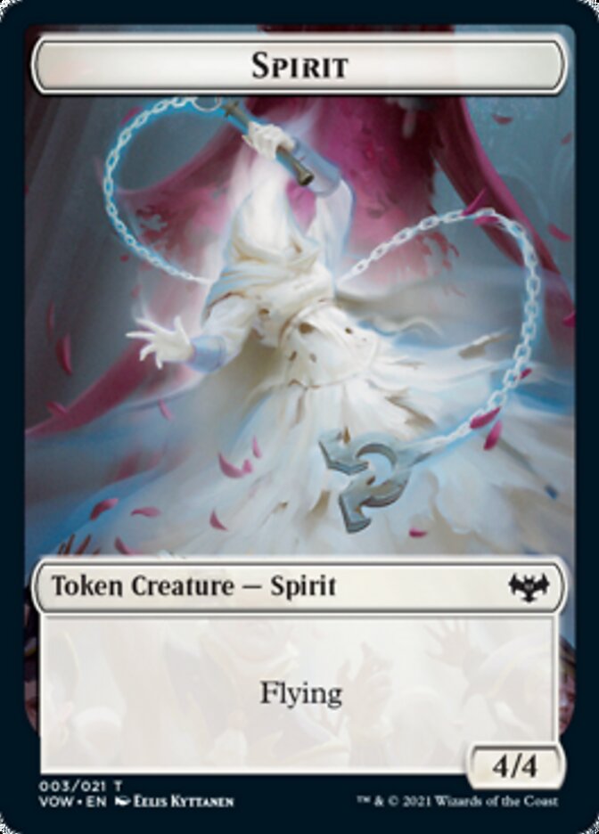 Spirit Token (003) [Innistrad: Crimson Vow Tokens] | Rock City Comics