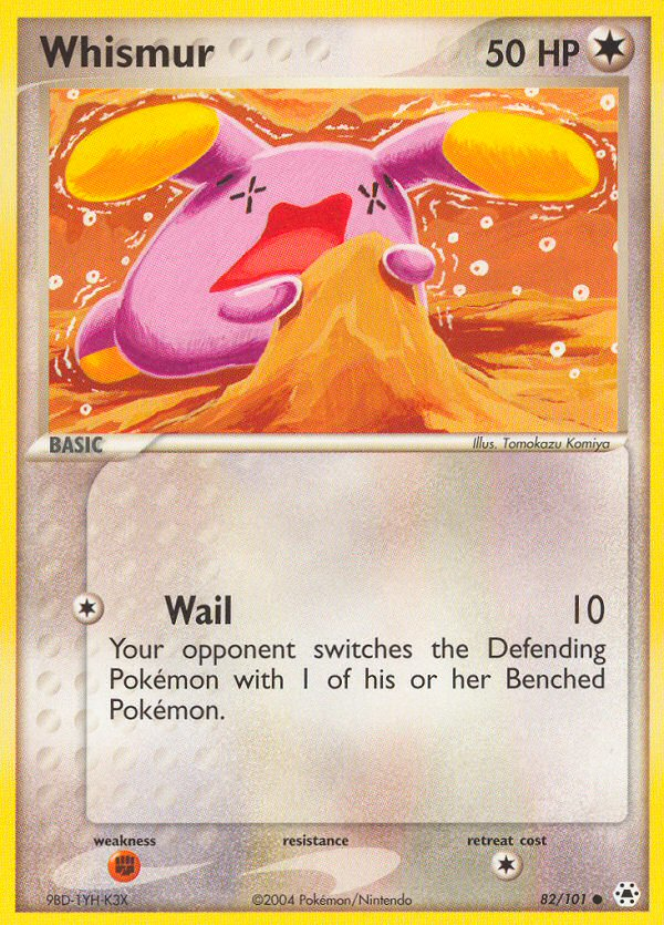 Whismur (82/101) [EX: Hidden Legends] | Rock City Comics