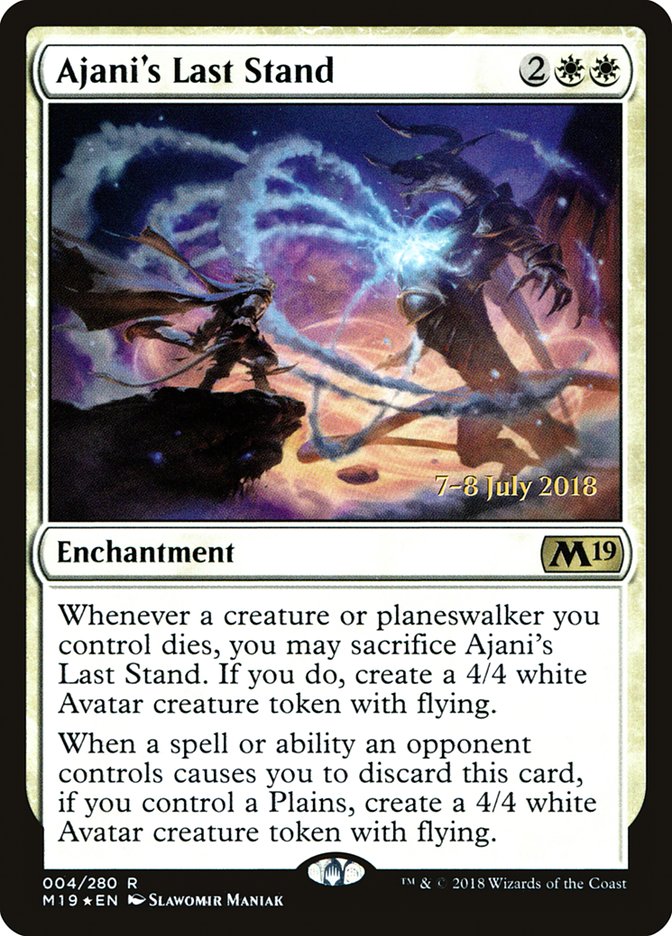 Ajani's Last Stand  [Core Set 2019 Prerelease Promos] | Rock City Comics