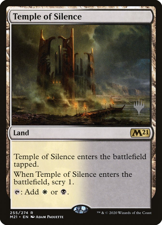 Temple of Silence (Promo Pack) [Core Set 2021 Promos] | Rock City Comics