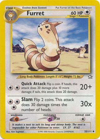 Furret (35/111) [Neo Genesis Unlimited] | Rock City Comics