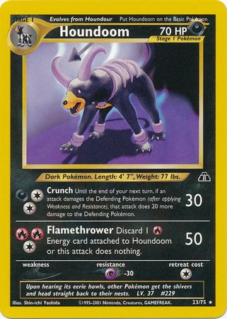 Houndoom (23/75) [Neo Discovery Unlimited] | Rock City Comics