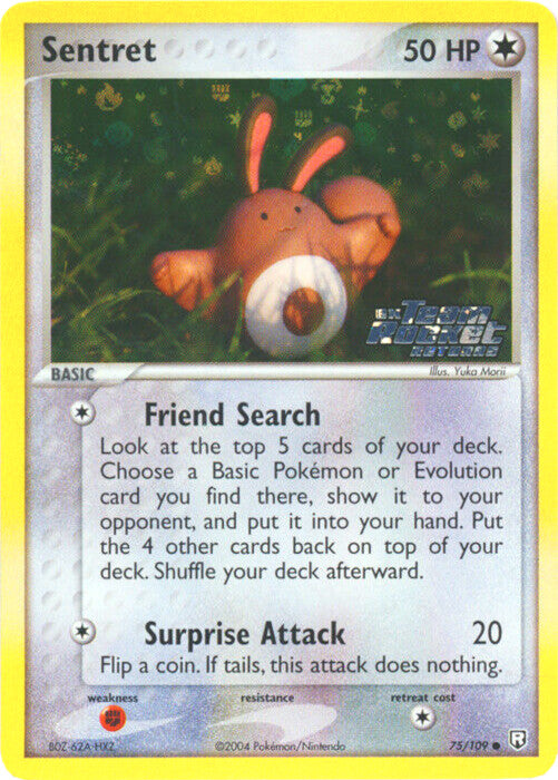 Sentret (75/109) (Stamped) [EX: Team Rocket Returns] | Rock City Comics