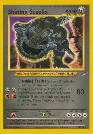 Shining Steelix (112/105) [Neo Destiny Unlimited] | Rock City Comics