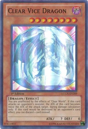 Clear Vice Dragon [LCGX-EN209] Super Rare | Rock City Comics