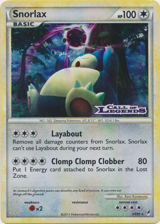 Snorlax (33/95) (Prerelease Promo) [Nintendo: Black Star Promos] | Rock City Comics