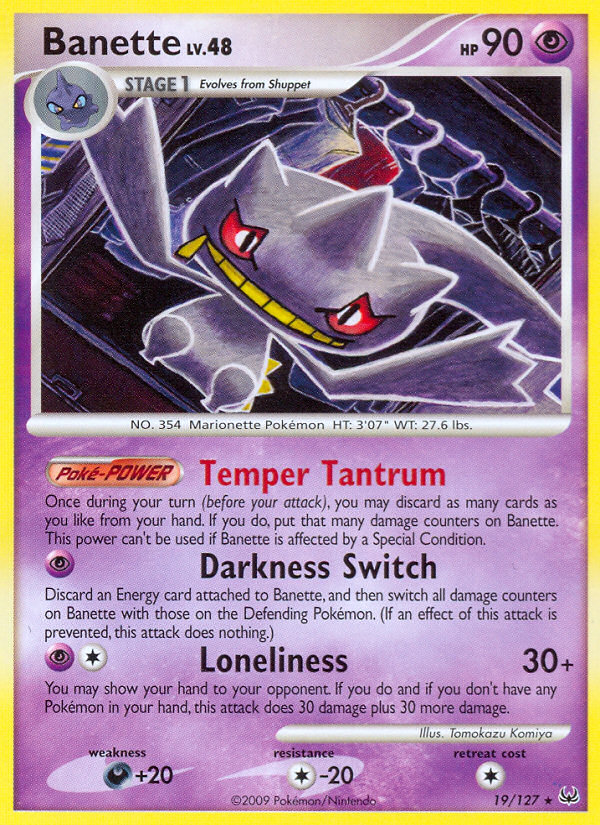 Banette (19/127) [Platinum: Base Set] | Rock City Comics