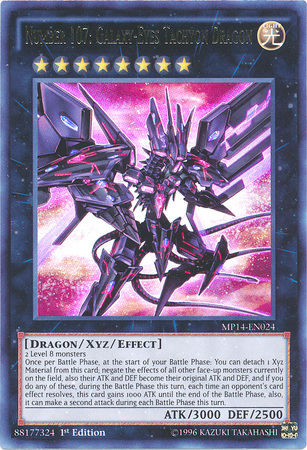 Number 107: Galaxy-Eyes Tachyon Dragon [MP14-EN024] Ultra Rare | Rock City Comics