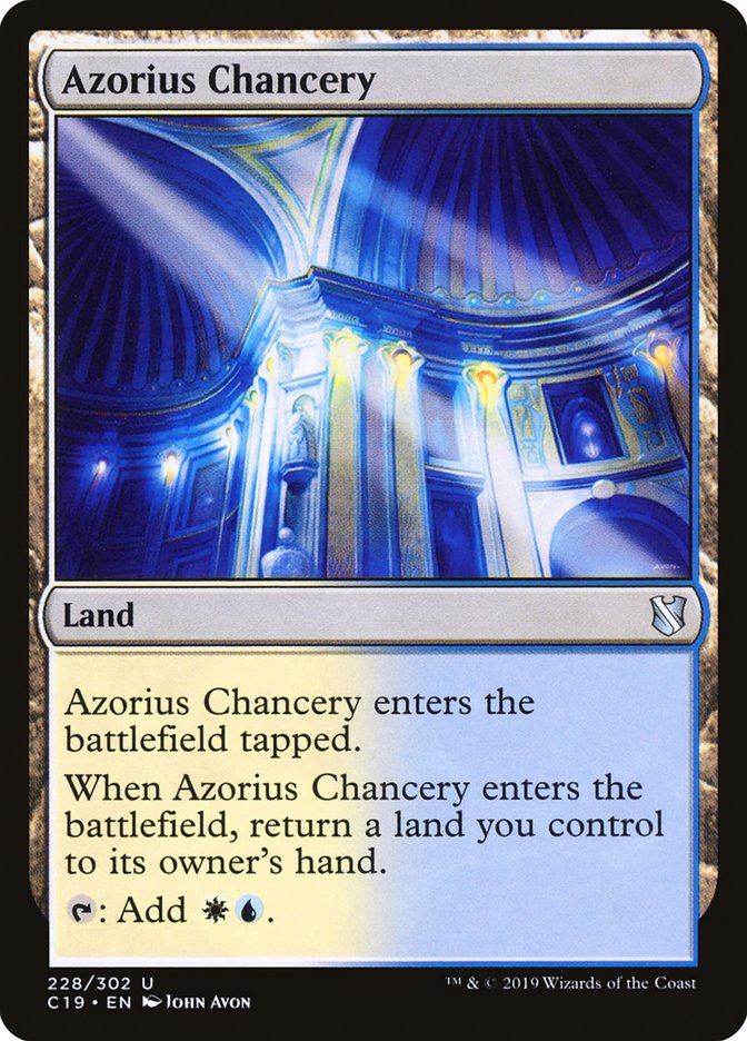 Azorius Chancery [Commander 2019] | Rock City Comics