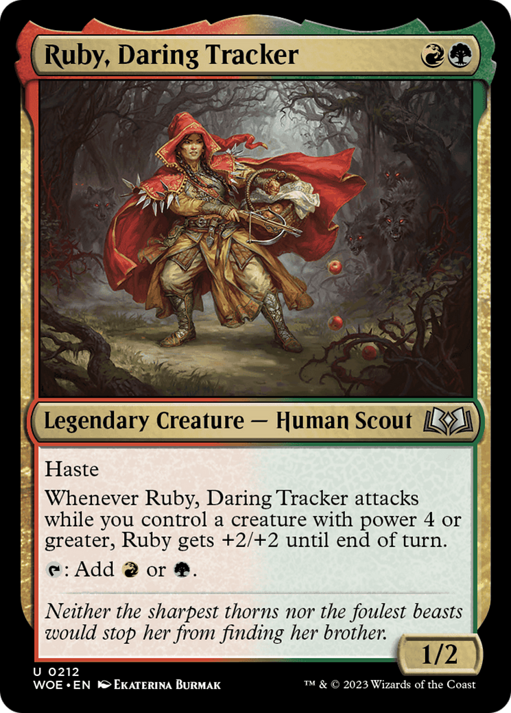 Ruby, Daring Tracker [Wilds of Eldraine] | Rock City Comics