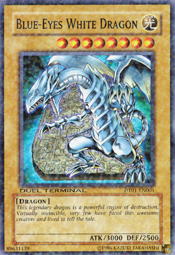 Blue-Eyes White Dragon [DT01-EN001] Super Rare | Rock City Comics