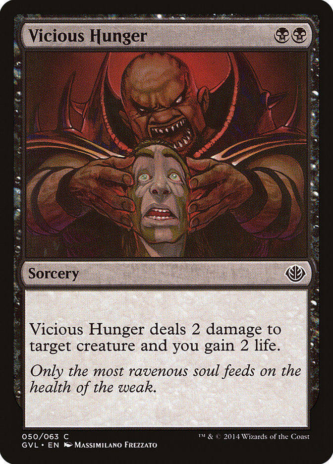 Vicious Hunger (Garruk vs. Liliana) [Duel Decks Anthology] | Rock City Comics