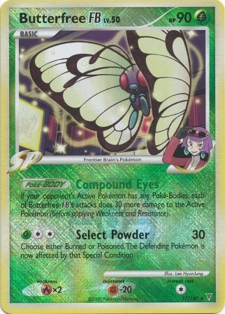 Butterfree FB LV.50 (17/147) (League Promo) [Platinum: Supreme Victors] | Rock City Comics