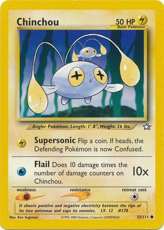 Chinchou (55/111) [Neo Genesis Unlimited] | Rock City Comics