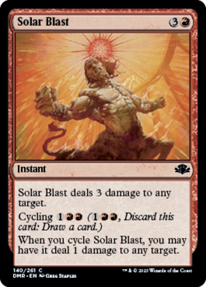 Solar Blast [Dominaria Remastered] | Rock City Comics