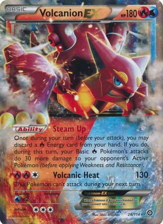 Volcanion EX (26/114) (Jumbo Card) [XY: Steam Siege] | Rock City Comics