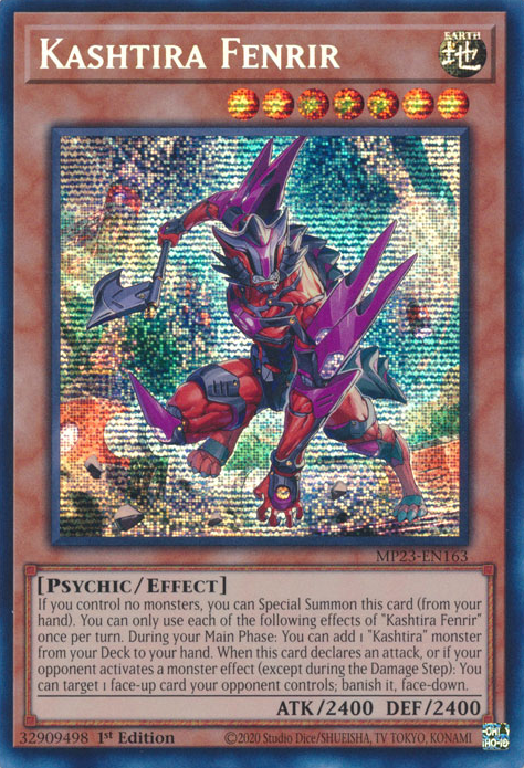 Kashtira Fenrir [MP23-EN163] Prismatic Secret Rare | Rock City Comics