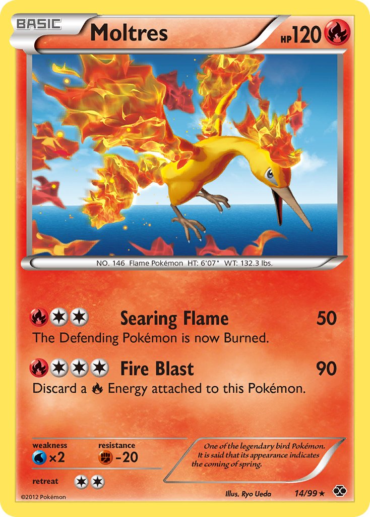 Moltres (14/99) (Blister Exclusive) [Black & White: Next Destinies] | Rock City Comics