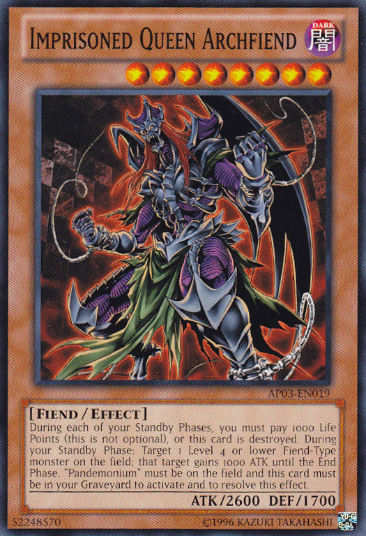 Imprisoned Queen Archfiend [AP03-EN019] Common | Rock City Comics