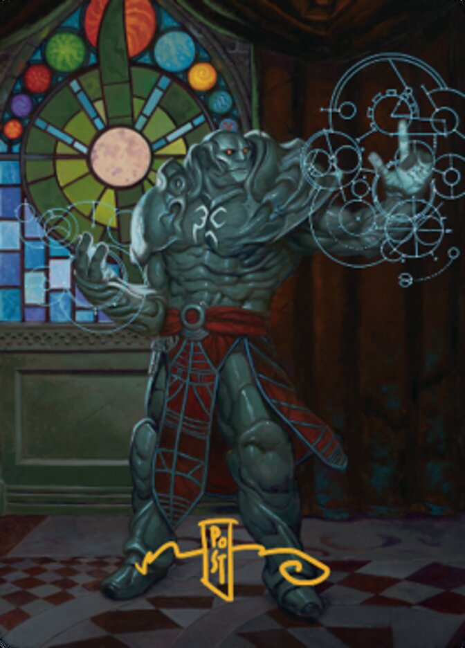 Karn, Living Legacy Art Card 2 (Gold-Stamped Signature) [Dominaria United Art Series] | Rock City Comics