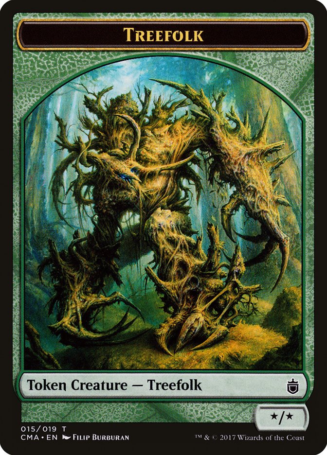 Treefolk [Commander Anthology Tokens] | Rock City Comics